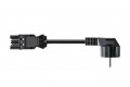 Сетевой кабель к электрическим модулям с профессиональным разъемом GST18 - вилка. Цвет черный. Длина 2 метра.