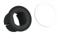 Блок PIX с 1 пустым модулем. В комплект входит декоративное кольцо белого, черного цвета.